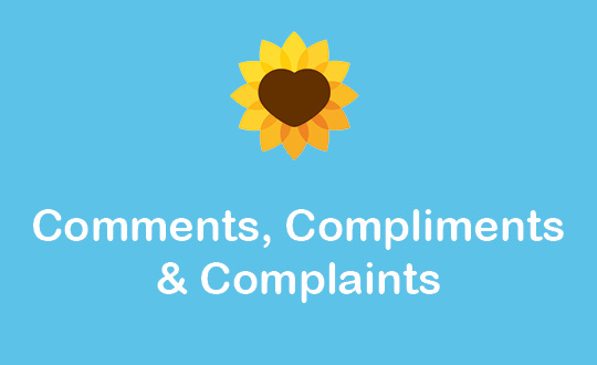 Comments, Compliments & Complaints