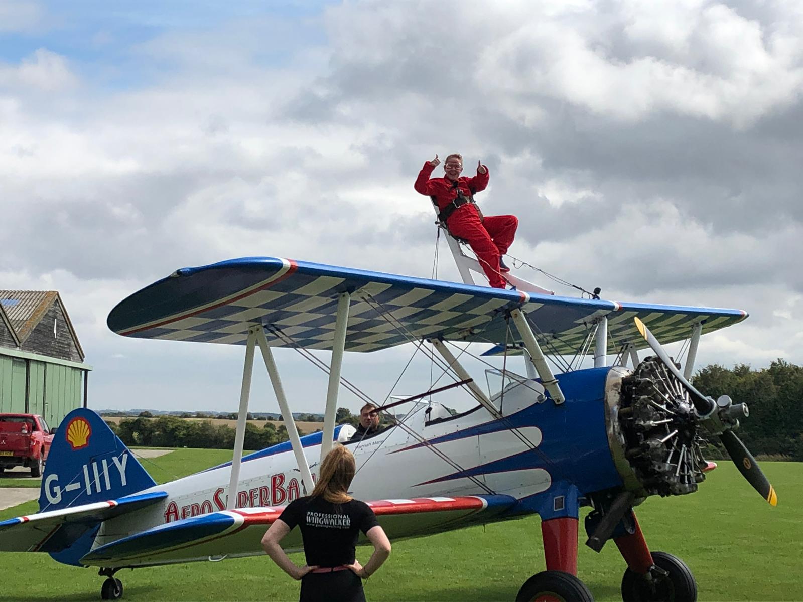 Hospice Staff Prepare for Wing Walk