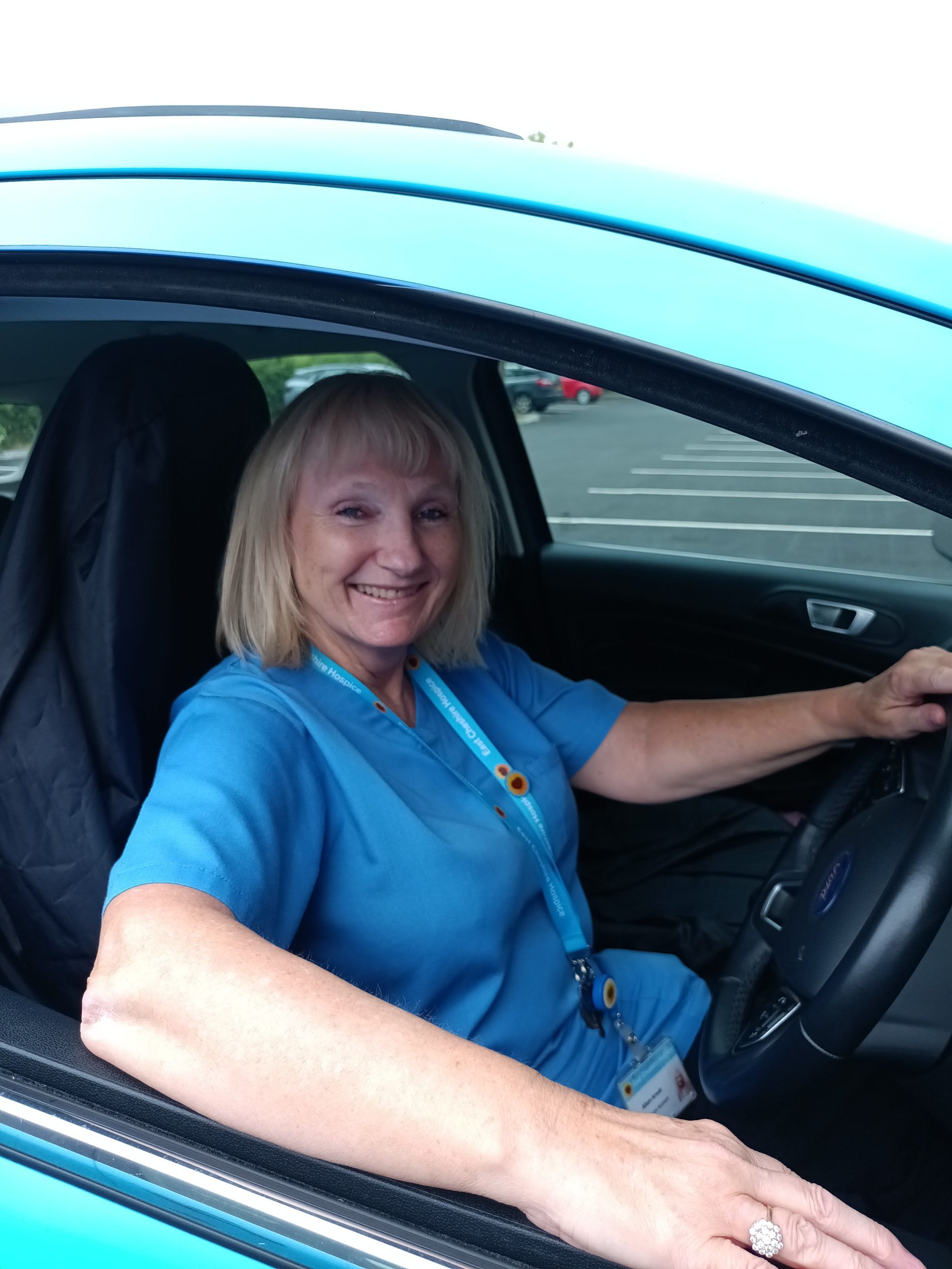 Alison takes to the skies for East Cheshire Hospice