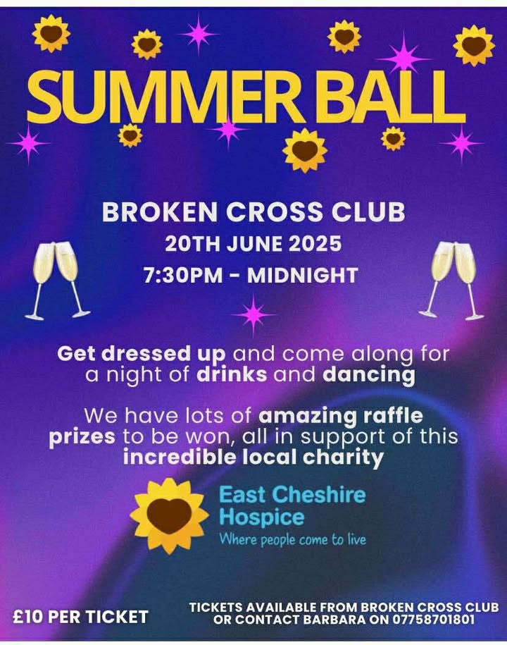Graphic poster for Summer Ball event