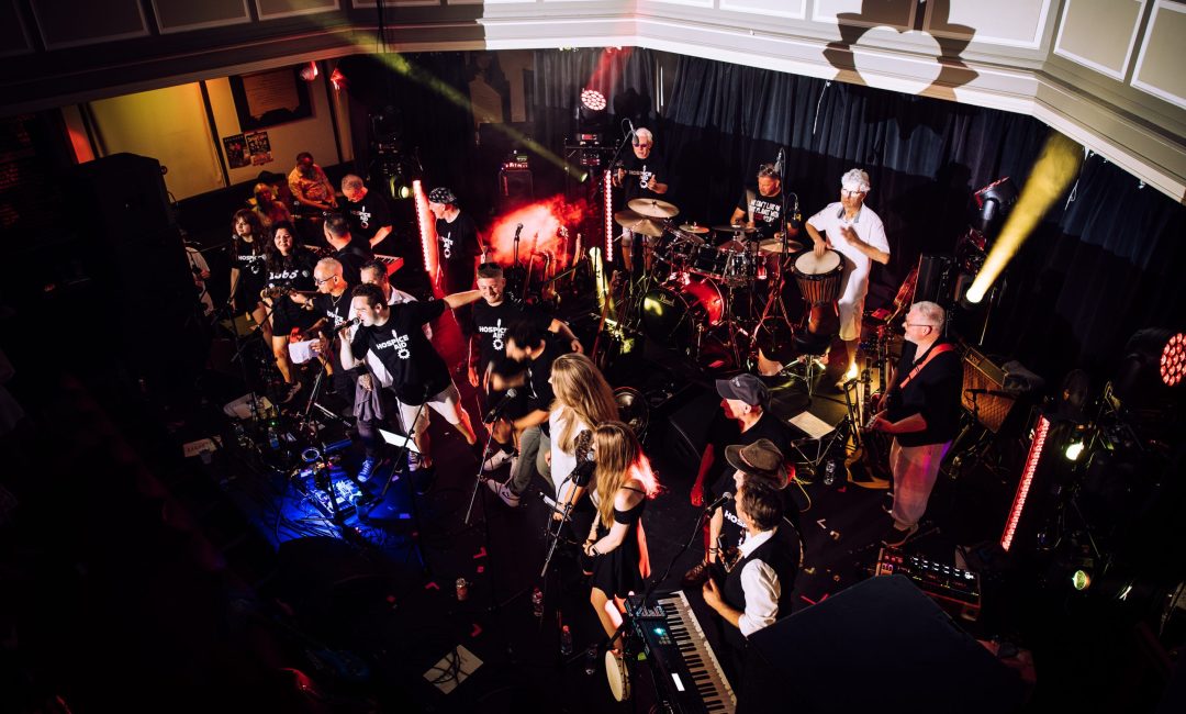 Photo of a crowd at a live music concert