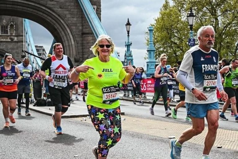 Jill Booth london marathon