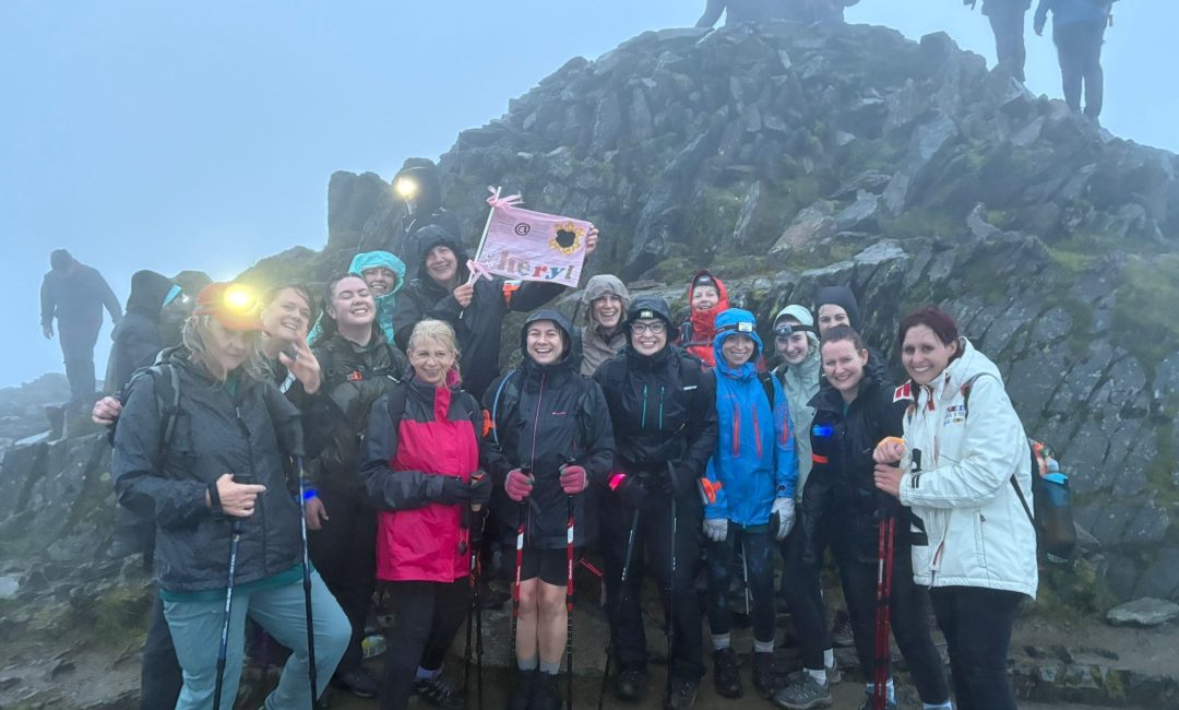 Group of walkers smiling